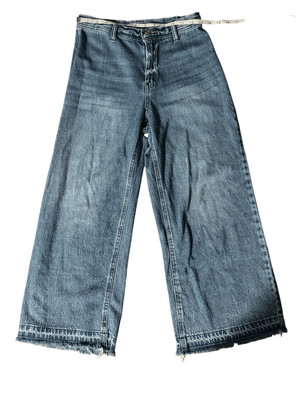 Sincerely Jules Cropped Wide-Leg Jeans – Size 26 - Picture 2 of 7
